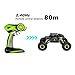 hapinic RC Car 4WD 2.4Ghz 1/18 Crawlers Off Road Vehicle Toy Remote Control Car Green Color with Two Battery
