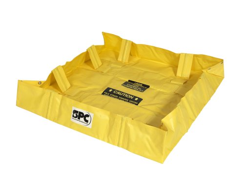 Brady SB-SL46 Lightweight Portable Spill Berm, 4' Length x 6' Width x 8