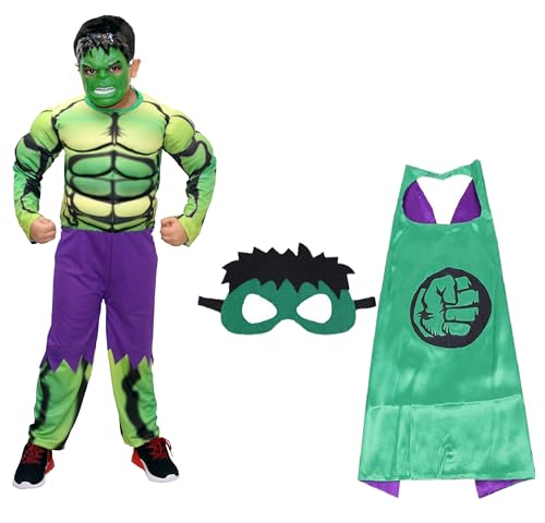 Image of Kaku Fancy Dresses Superhero Costume for Kids - Fancy Dress Outfit for Birthday, Halloween, Role Play
