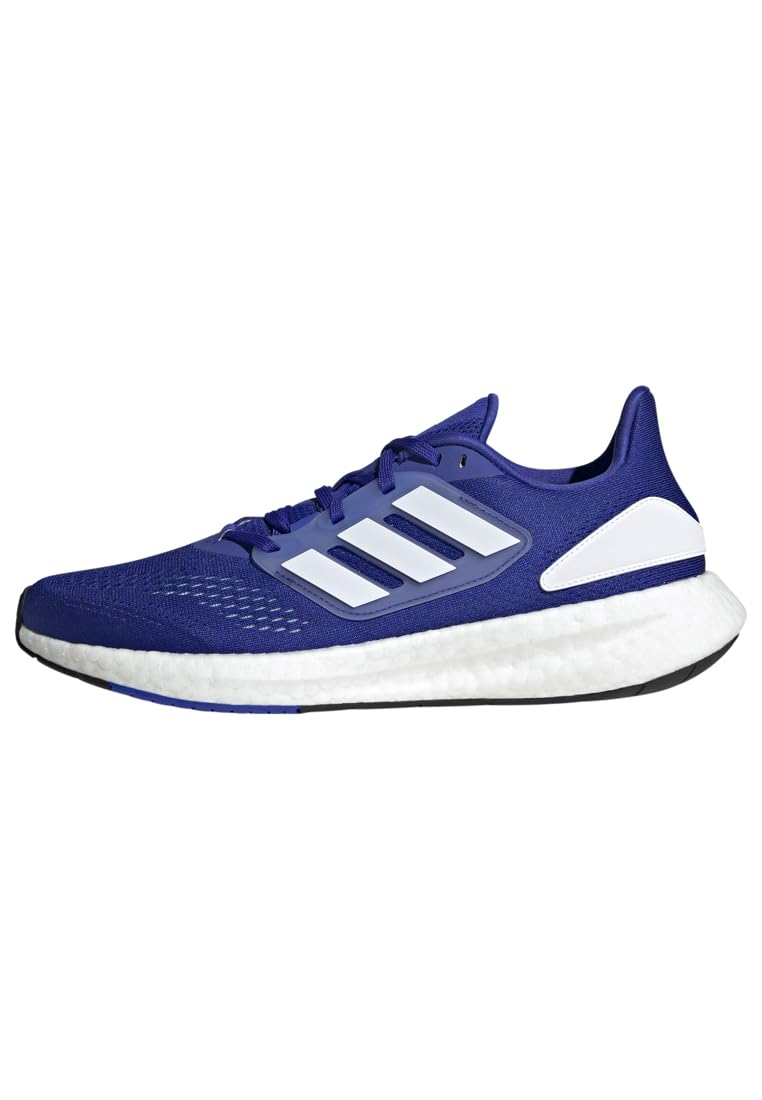 adidas Hombre Pureboost 22 Shoes, Lucid Blue / Cloud White / Pulse Mint, 40 2/3 EU