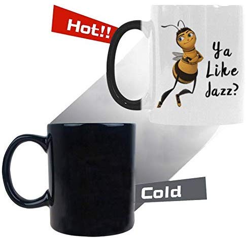 R&H Ya Like Jazz Coffee Mug - Funny Quote Mug Morphing Changing Color Heat Reveal Coffee Tea Cup (11oz)