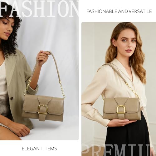 Image of Shoulder Bag for Women, Vegan Leather Classic Crossbody Purses Handbags, Trendy Hobo Bag Tote Purses for Women