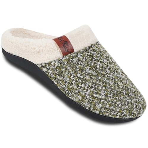 ERGOfoot Knit Sherpa Orthopedic Slippers