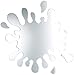 infactory Spiegel Tropfenform: Wassertropfen-Spiegel Splash Mirror aus Acryl (Wandspiegel Tropfenform)