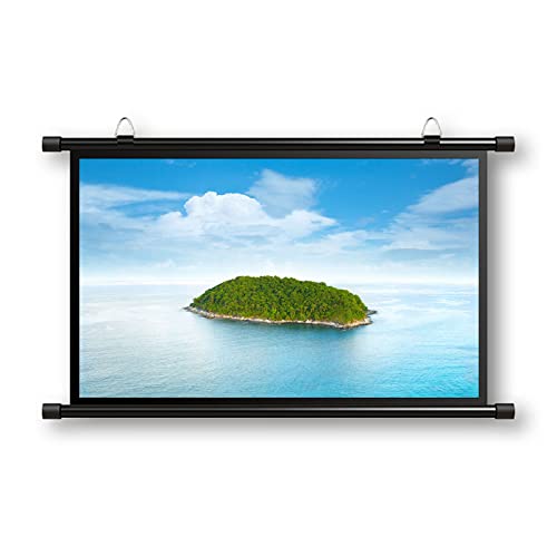 Pantalla de proyección de pared 84 pulg 16:9 plegable