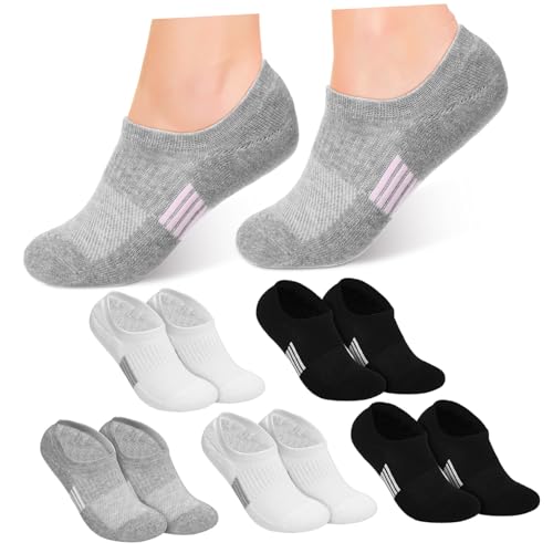 SOIMISS 6 pares Calcetines Invisibles de Algodón para Hombre y Mujer Talla Grande Cómodos Transpirables Colores Clásicos Paquete