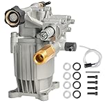 Hourleey 3/4" Shaft Horizontal Pressure Washer Pump, 3400PSI 2.5GPM, Replacement for Power Washer, Compatible with Simpson, Ryobi, Honda")