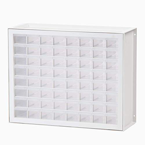 IRIS USA, Inc DPC-64 64 Drawer Sewing and Craft Parts Cabinet, White (Renewed)