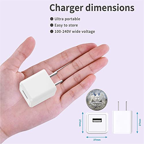 Trimdish CY-SL100 1M [Apple Mfi Certified] Iphone Charger, 2Pack Lightning Cable Apple Charging Cords &Fast Quick Usb Wall Charger Travel Block Plug Adapter For Iphone 14/13/12/11 Pro/11/10/Xs Max/Xr/8/7/6S/6 Plus/Airpods thumb #1