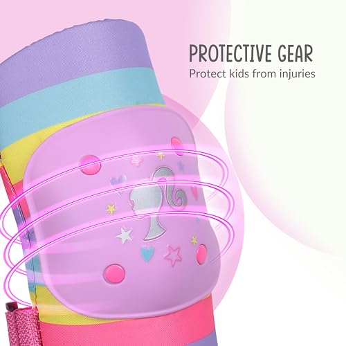 Image of Kids Elbow and Knee Pads, Protective Gear Set, Adjustable Straps