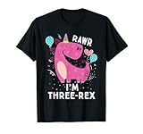 Rawr I'm Three-Rex 3rd Birthday Gifts 3 Year Old Dinosaur T-Shirt