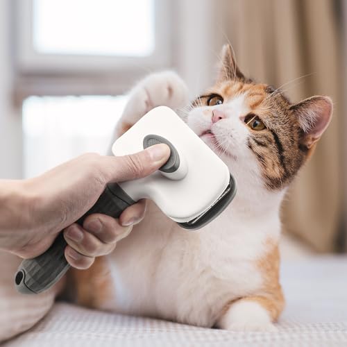 Hundebürste Hundebürste Langhaar Hundestriegel Katzenbürste Langhaar Hundekamm Unterwolle für Katzen Hunde Pudel Labrador