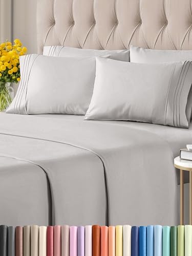 Amazon.com - Queen 6 Piece Sheet Set - Breathable &amp; Cooling Sheets ...