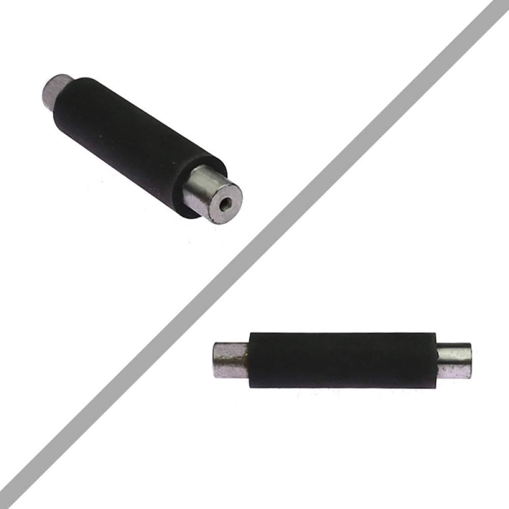1 pezzo Dia. 3/4 '' - 2 pollici Rullo in gomma con ruota di contatto per smerigliatrice a nastro per alberi, diam. 0,75 pollici