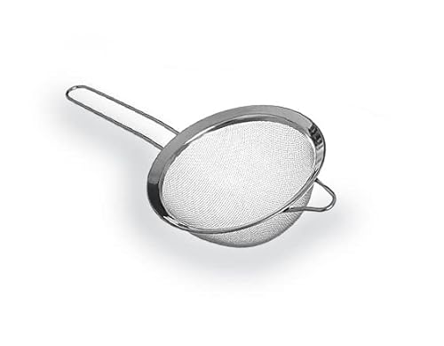 BRICOMIRAS - Colino da cucina in acciaio inossidabile multiuso | Maglia sottile resistente | Facile da pulire, 8 cm, acciaio inossidabile