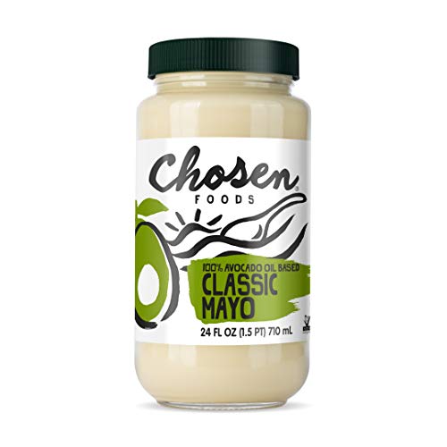 Chosen Foods Avocado Oil Traditional Mayo 24 oz., Non-GMO, 100% Pure, Unsweetened, Gluten