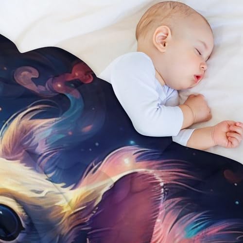 Colcha de franela estampada 3D para cama y manta de sofá suave 4