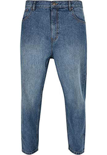 Urban Classics Herren Jeanshose Cropped Tapered Jeans, Regular Fit, verkürzten Länge, erhältlich in 2 verschiedenen Farben, Größe 30 bis 38 – Bild 6
