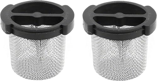 Replacement - Pack of 2 6-504-00 Universal Wall Fitting and Quick Disconnect Filter Screen - Compatible with Zodiac Polaris 280 380 360 180 165 65 Pool Cleaners