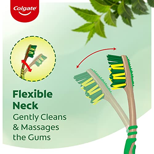 Image of Colgate ZigZag Neem Soft Bristle Toothbrush - 4 Pieces, Multicolour