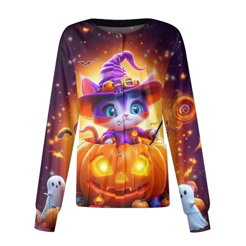 Printed Scrub Jackets for Woman Print Long Sleeve Plus Size Womens Scrubs for Women Nursing Jacket with Pockets