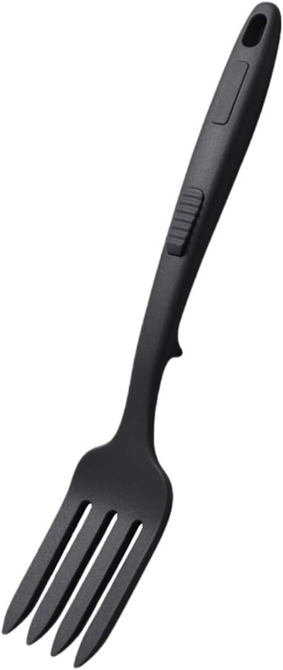 Kitchen Shovel Creative Household Multi-Functional Silicone Cooking Fork, Pasta Fork Chow Mein Fork Stirring Fork Kitchen Tool Utensils (Color : 8)