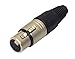 Neutrik NC5FX Cable Mount XLR Connector, 5-Pin Female, Nickel Housing