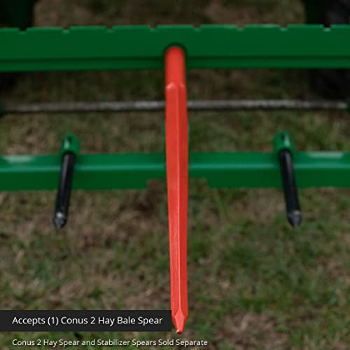 Titan Attachments Pallet Fork Attachment With 36Â€ Fork Blades, Receiver Hitch, Fits John Deere Loaders #TOP5