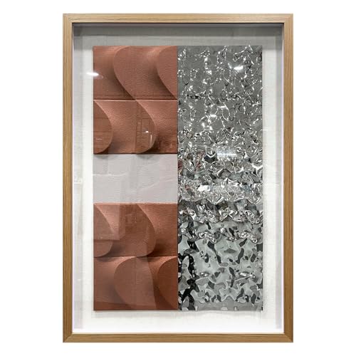 BrightA 3D Wood Wall Art Modern Style Sandstone Relief Painting