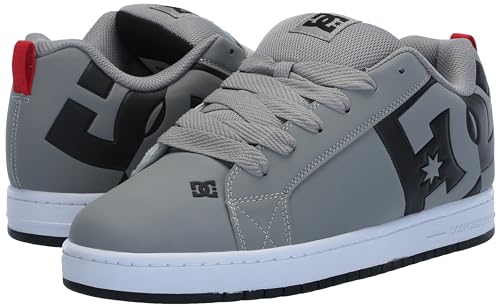 Image of DC Men's Court Graffik SQ Casual Skate Shoe Grey /Black /Grey 18