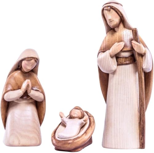 Akantus Krippenfiguren aus Holz: Heilige Familie (12)