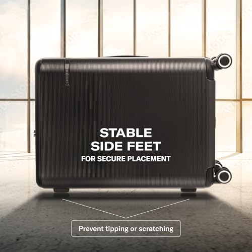 Image of Samsonite Trolley Bag Spinner Suitcase for Travel | Staren 75 Cms Polycarbonate Hardsided Large Check-in Luggage 8 Wheels Trolley Bag, Matte Green