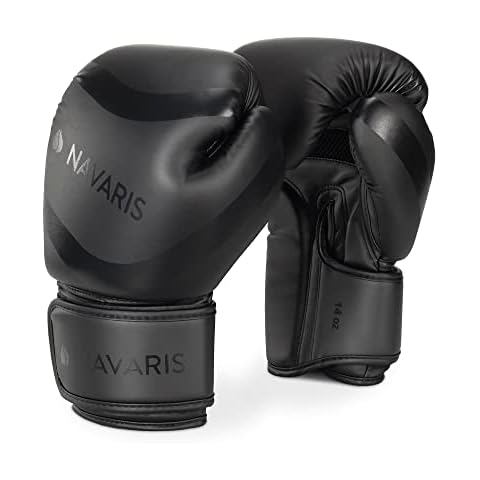 Navaris 1x Paar Boxhandschuhe - Box Handschuhe zum Sparring oder Sandsack Training Cover