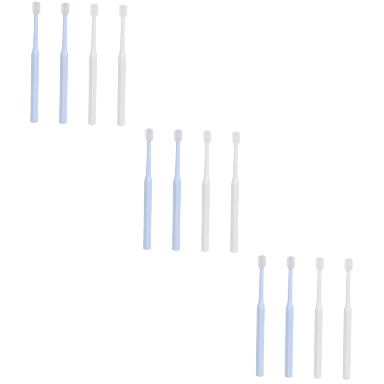 Beavorty 12pièces Brosse à Dents Manuelle Pour Animaux Avec Brosse Pratique Pour Et Chiens Nettoyage Bucal