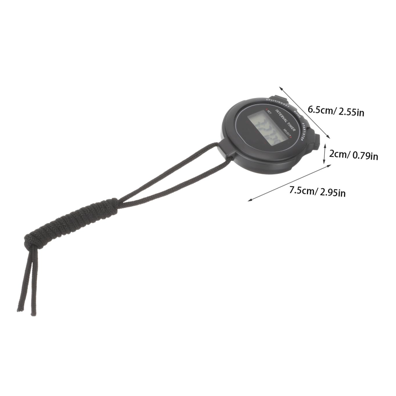 Abaodam 5 Piezas Cronómetro Entrenadores y Jueces Temporizador de Mano Correr y Entrenamiento Cronógrafo Electrónico Resistente y Actividades