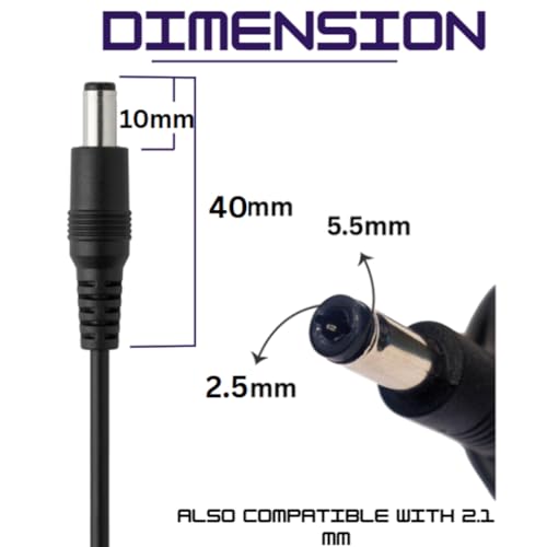 Image of WIRESLAB Combo Pack of 10 BNC Connectors with Copper Wire and 10 DC Power Pigtail Male Cables, 2.5mm Barrel Jack, for CCTV Camera, DVR (BNC-10, DC-10) 20Psc