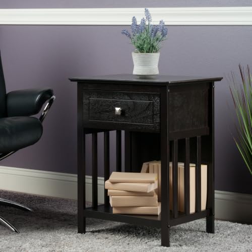 Winsome Marcel Accent Table, Coffee, 18.9 x 14.96 x 25 by Winsome - Used condition - Image 3