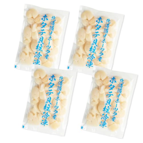 ちょっと訳あり 小分け ホタテ貝柱 計1.2kg ホタテ 刺身 300g×4袋 橋詰産業 北海道 雄武町
