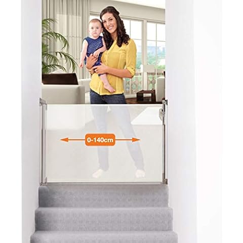 Dreambaby® - Einziehbares/Einrollbares Tür- und Treppenschutzgitter Cover