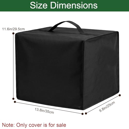 Image of Heavy Duty Compact Air Fryer Dust Cover for COSORI 5QT Air Fryer Pro,13.78 inchD x9.84 inchW x11.61 inchH, 600D nylon w /12m Foil Lining, Heat-Resistant Waterproof Oil-Proof