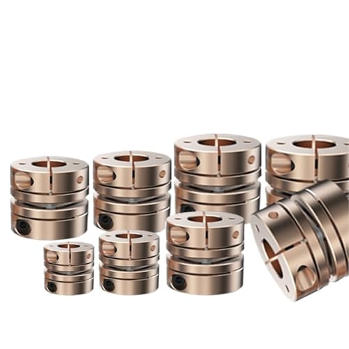 LD1-B-D50L44 シングルディスクカプラーD50 L44 フレキシブルダイアフラグラムカップリング弾性ジョイントステップモーター 8mm 10mmから22mm 1個(8x8)