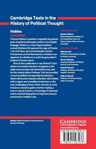 Hobbes: Leviathan: Revised student edition (Cambridge Texts in the History of Political Thought) - Image 2