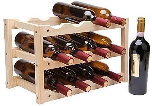 Soporte para Botellas de Vino de Madera Moderna miniatura 4