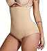 Produktbild SURE YOU LIKE Damen Hohe Taille Shapewear Bauch Kontrolle Body Shape Figurformende Miederhose Unterwäsche, Beige, M-L
