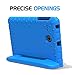 BMOUO Kids Case for Samsung Galaxy Tab E 8.0 inch - EVA Shockproof, Lightweight, Super Protection Cover with Handle & Stand - Blue