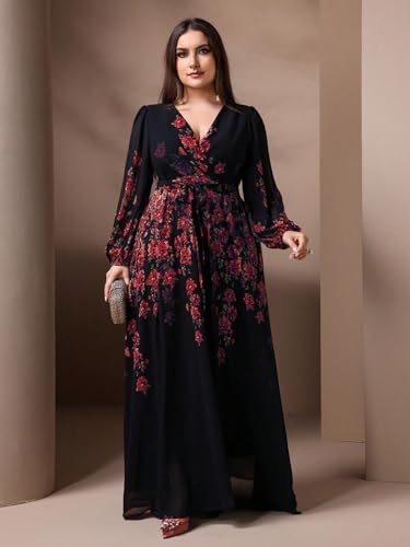 Image of TOLEEN Women's Plus Size Sequin Dress Luxurious Style Formal Cocktail Evening Party Maxi Dresses