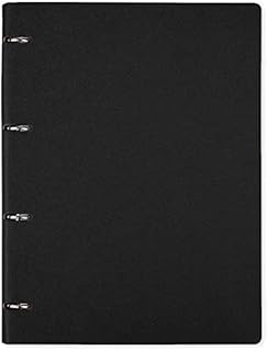 Binder Ruled Notebook A4 Executive Origaniser Refillable Planner Round Ring Binder Leather Cover Notepad