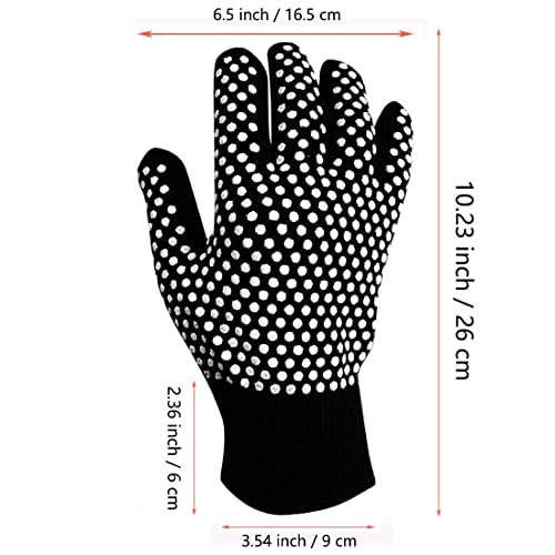 Bbq Grill Glove, Pot Holder Oven Mitts (1Pcs) Heat Resistant Cooking Glove, Fireproof Resistant Designed Oven Glove For Welding, Barbecue(1 Pair) #TOP6