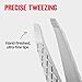 Revlon Ultimate Slant Tweezer, Hand-Finished Ultra-Fine Tips for Precise Hair Removal, Perfect for Tweezing The Tiniest Hairs, Made With Stainless Steel, 1 count