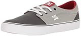 DC Herren Trase Tx Damen-Skater-Schuh, Grau/Grau/Rot, 37 EU